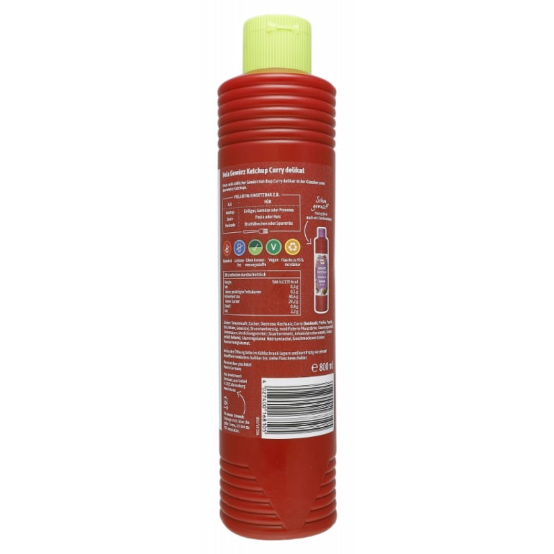 Mit Pufai Grocery, Hela Curry Gewürz Ketchup delikat 800 Mililiter x 5 STÜCK