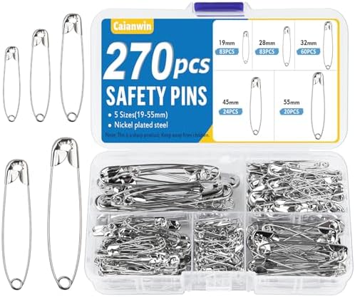 50 Stück Sicherheitsnadel Broschen - Perfekt Für DIY Schmuck & Accessoires