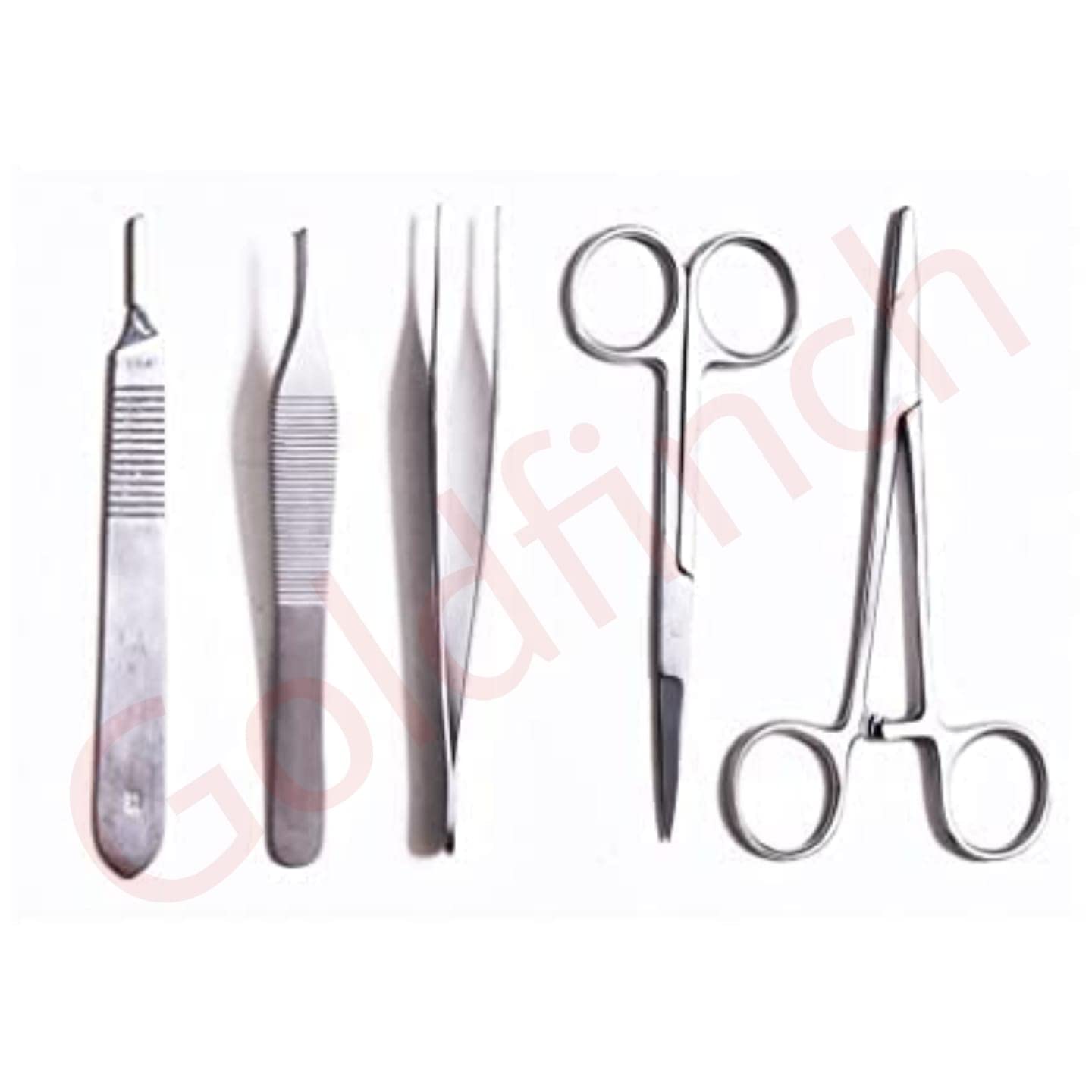 Goldfinch 5pc Micro Surgical Instrument Set (Needle Holder, Scissor, Adson Forcep Tooth, Adson Forcep non Tooth, Scalpel Handle) (B0B2DJ98WS) Amazon Price History, Amazon Price Tracker
