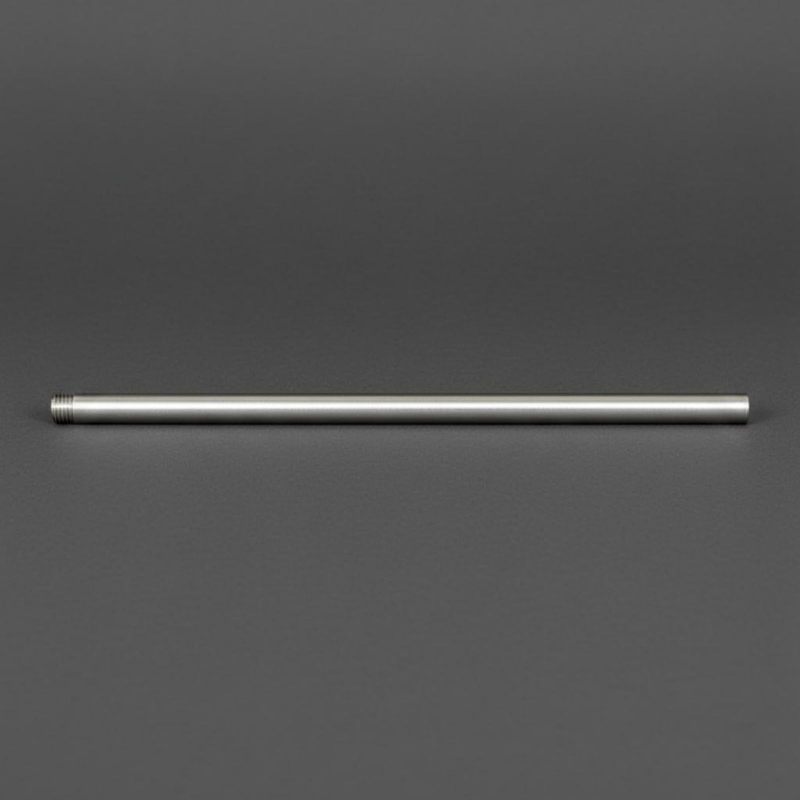 Milageto Abrazadera de Fontanería Tubo Metálico Redondo de Acero con Rosca Componente para Sujeción Conducto para Abrazadera Construcción Resistente para Taller Instalación Bricolaje, 150cm