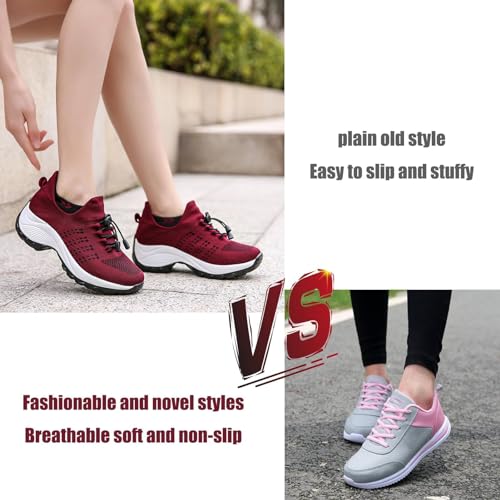 Generic Lightweight Mesh Hiking Shoes,Breathable Orthopedic Sneakers,Non-Slip Trail Running Shoes,for Weightlifting Walking Rock Climbing Wrestling Boxing Travel2