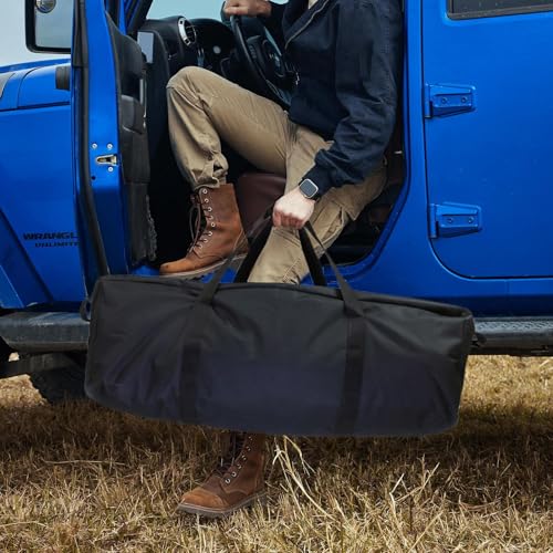 Sac de camping étanche grand volume noir pour matériel outdoor