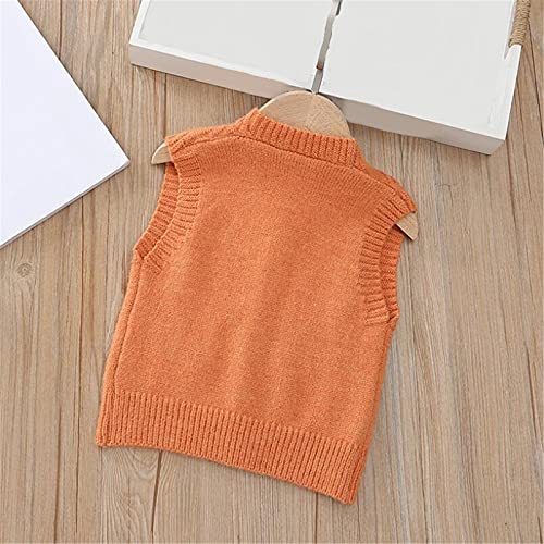 Autumn Boy Girl Waistcoat Toddler Vests Kids Knitted Sweater Cardigan Children's Baby Boys Girls Vest Tops3