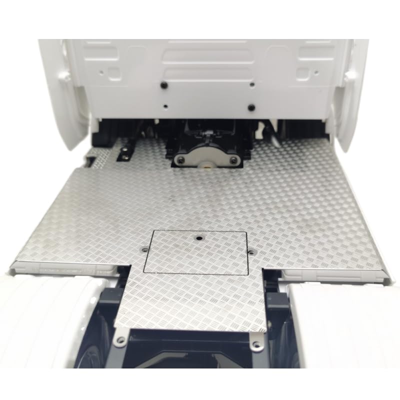 Metalowa płyta antypoślizgowa dekoracja deska do Tamiya 1/14 zdalnie sterowana ciężarówka SCA 770s 56368 ulepszenie części DIY