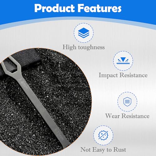 Steel Double Universal Wrench With High Hardness Self Tightening Mechanism, Black Chrome Vanadium Steel Basic Tool, Hand Tools For Plumbing Repair And Maintenance, Reliable Versatile Tightening Wrench 5 Steel Double Universal Wrench With High Hardness Self Tightening Mechanism, Black Chrome Vanadium Steel Basic Tool, Hand Tools For Plumbing Repair And Maintenance, Reliable Versatile Tightening Wrench - Image 5