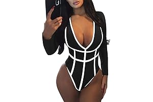 Women V-Neck Sexy Jumpsuits Bodysuit for Clubwear