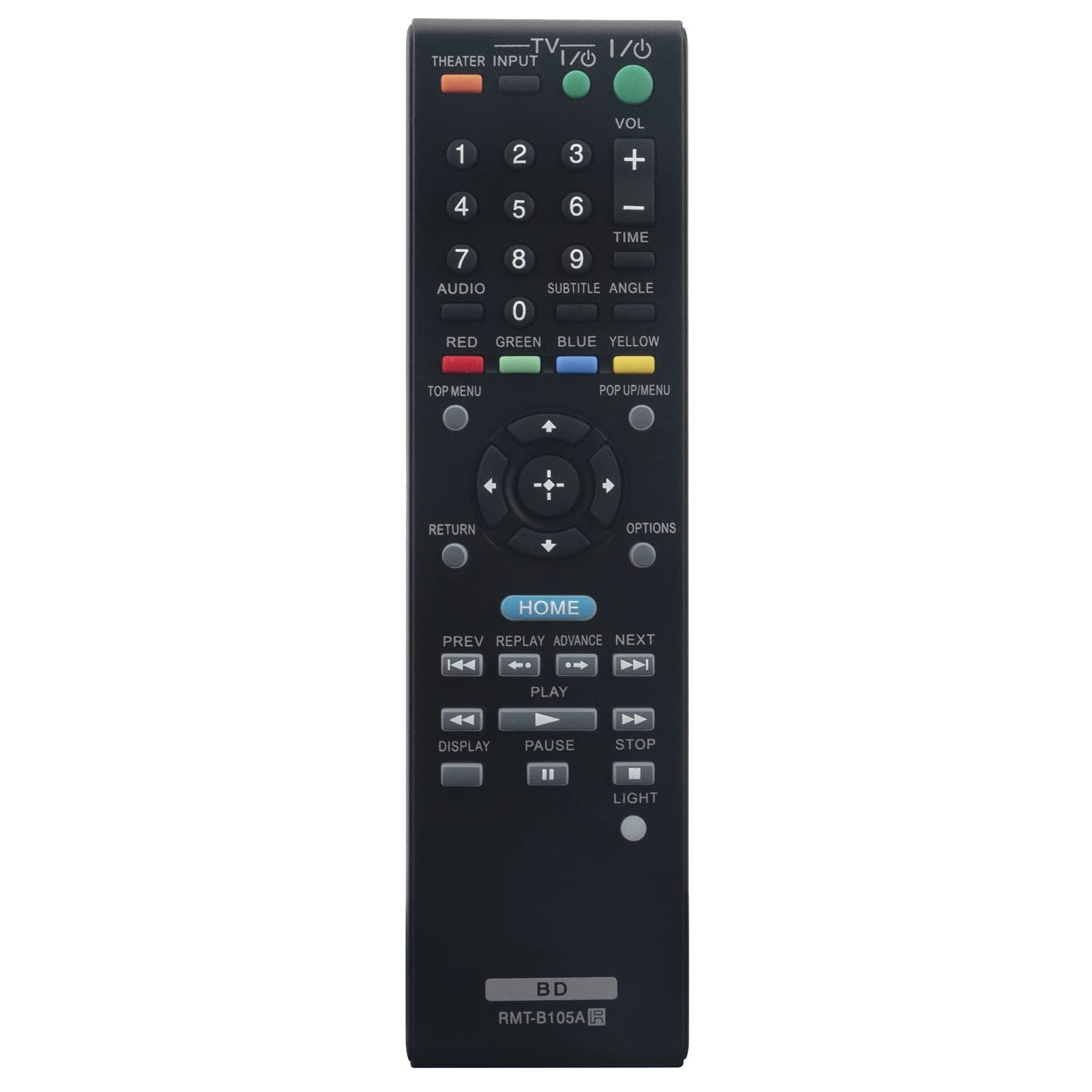 RMT-B105A RMTB105A Replacement Remote Control Supports for Sony Blu-ray Disc DVD Player BDP-S360 BDP-S570 BDP-S560 BDP-BX2 BDP-BX57 BDP-BX37 BDP-S270
