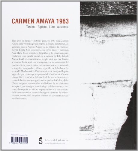 Carmen Amaya 1963: Taranta. Agosto. Luto. Ausencia