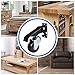 SPACECARE Retractable Workbench Casters Kit, Heavy Duty Workbenches Wheels with 700 lbs Capacity, Adjustable Workbench Casters for Workbenches, Tables, and Cabinets, Easy to Install 4 Pack