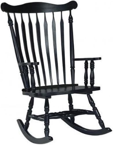 International Concepts Williamsburg Rocker Antique Black