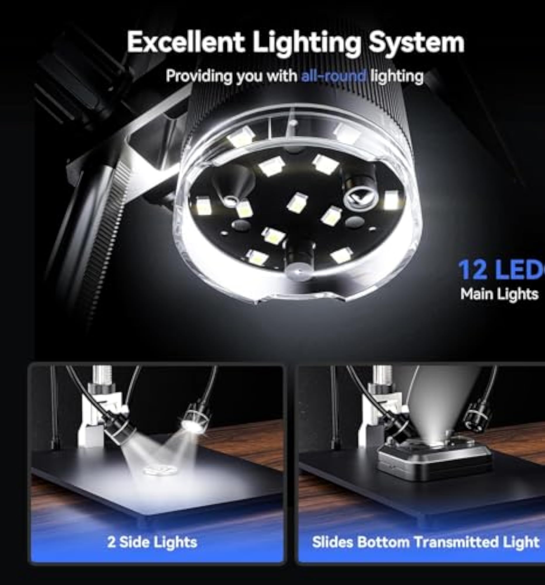 LP101T 10.1" 2K HDMI Digital Microscope