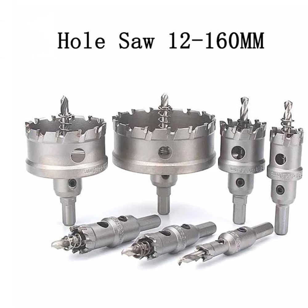 12-160mm TCT piła walcowa wiertło do metalu ze stali nierdzewnej cięcie drewna grube płyty narzędzie do wiercenia końcówka węglikowa, 80mm