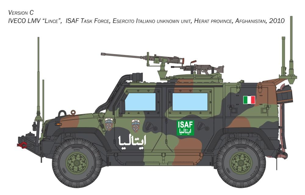 Italeri 6766 VTLM Lince, scala 1:35, Plastic Model Kit/Modello in plastica da montare