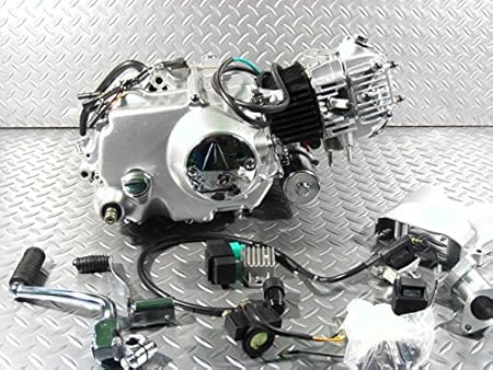 Amazon ミニモト 50ccエンジン セル始動方式 エンジン 車 バイク