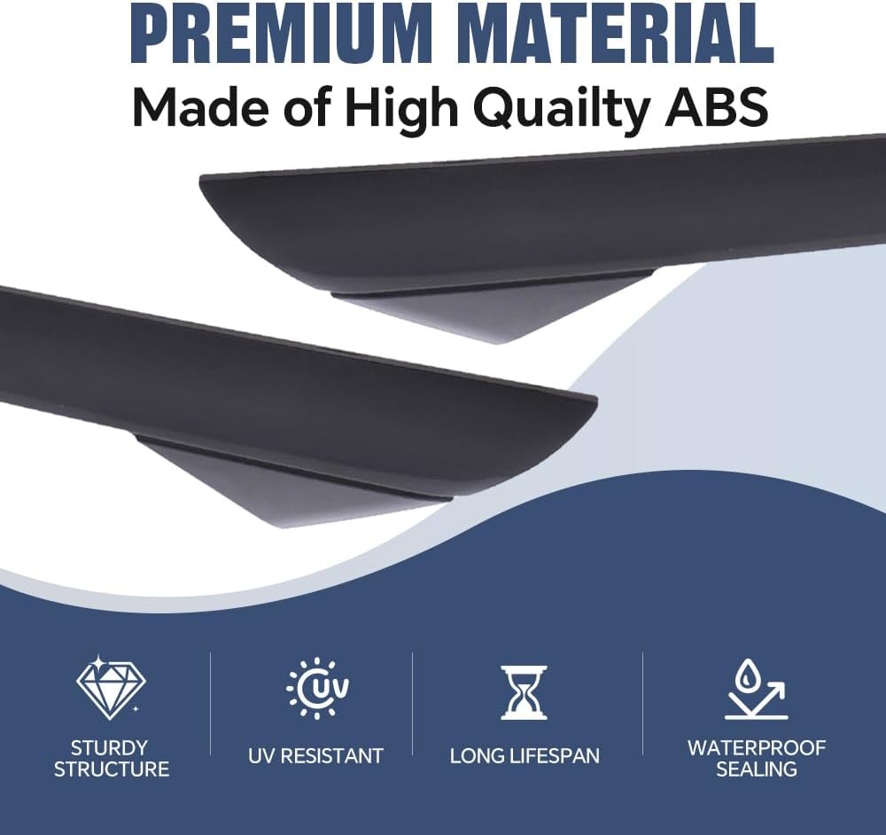 PIT66 Front Windshield Outer Trim Compatible with Ford Explorer 4 Door Utility 2011-2019 A-Pillar Molding Left Driver & Right Passenger Side BB5Z-7803145-AA BB5Z-7803144-AA