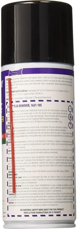 Tech Spray 1621-10S EcoLine Flux Remover, General Purpose Defluxer, 4 Pack of 10 oz Can