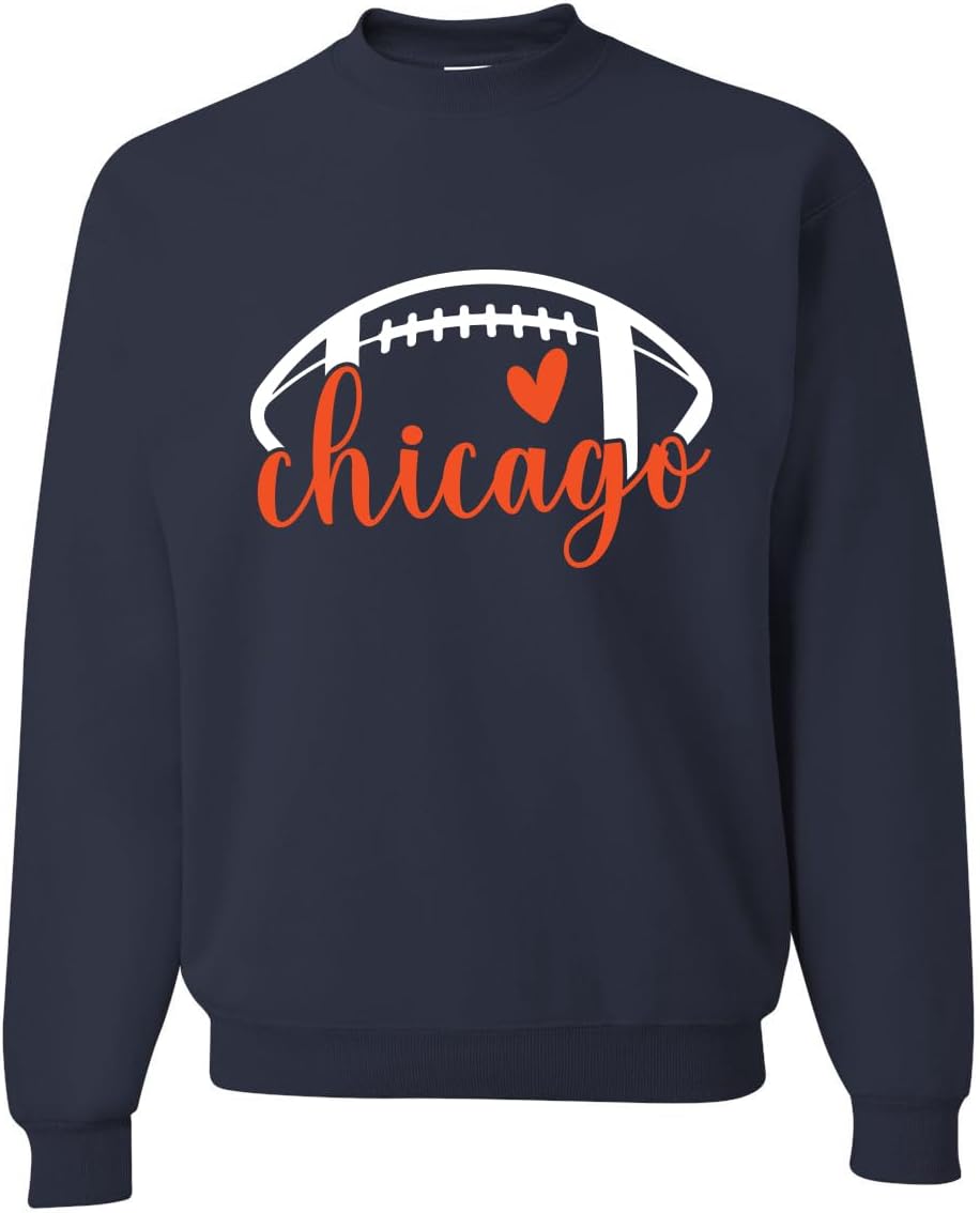 Shark & Hammer Chicago Fan | CHI Hometown City Fantasy Football Sports Crewneck Sweatshirt