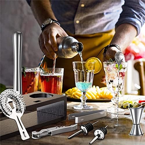 Set de Coctelera 9 Piezas Acero Inoxidable WALDOR miniatura 6