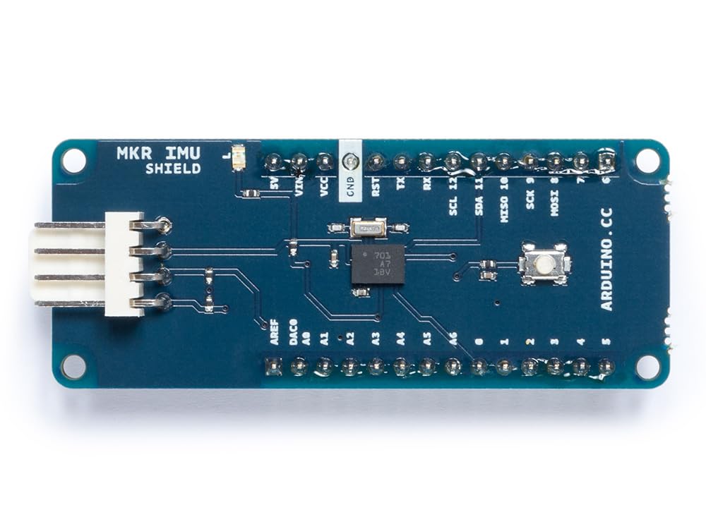 Arduino MKR IMU Shield [ASX00002] - Advanced 9-Axis Absolute Orientation Sensor Based on BNO055 from Bosch for Arduino MKR Family - 3D Acceleration, Gyroscope, and Magnetic Field Measurement