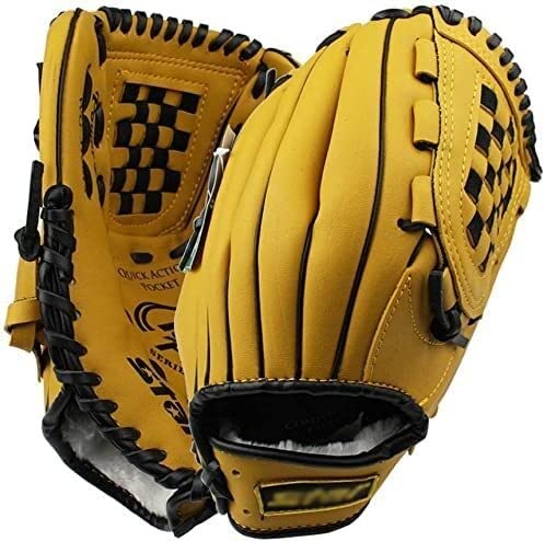 KAMWD Baseball Gloves Baseball Gloves Softball Gloves Child Junior Adult Training Gloves for Catchin