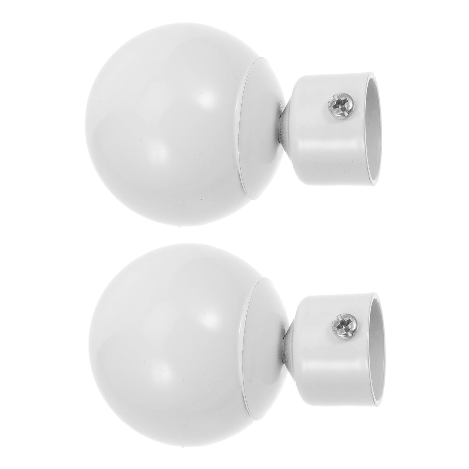 HOLIDYOYO 2pcs Rod End Caps 2.8cm Hole Decorative Pole End Plug for Home Office Decor