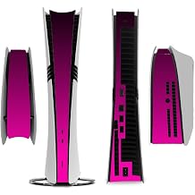 Side Sticker for PS5 PRO Disc Console Centre Skin Console Skin Decal Vinyl Decal Hyper Color Hyper Hot Pink