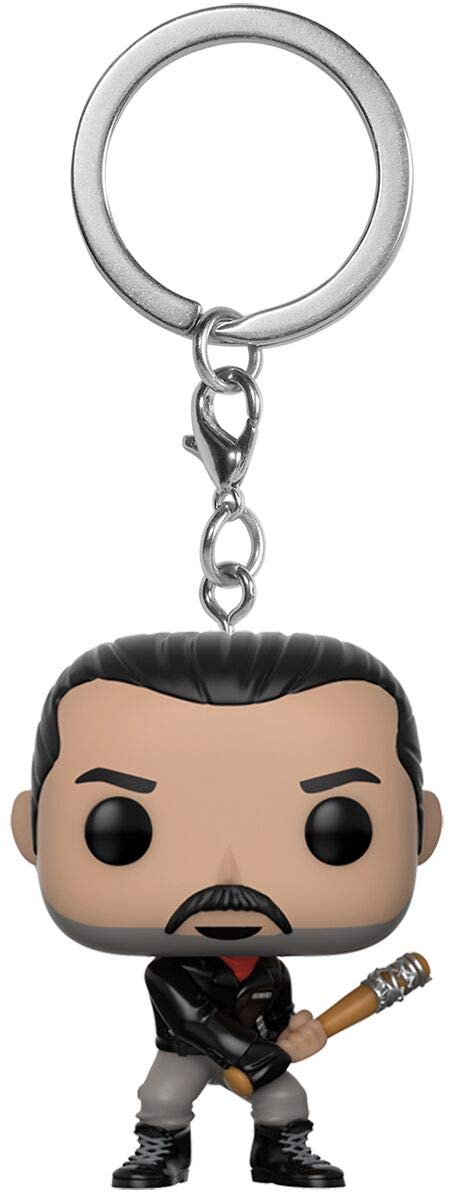 Funko Kieszonkowy Pop! Brelok: The Walking Dead - Negan - Mini Winylowa Figurka Kolekcjonerska Oryginalny Brelok - Wypełnienie skarpet - Pomysł na prezent - Oficjalny towar - TV Fani - Minifigurka