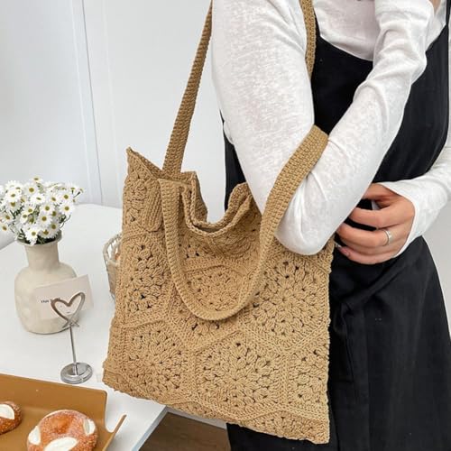 Grand sac en paille solide avec bandoulière pour ne plus manquer d'espace