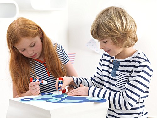 tesa Stick ecoLogo - Geruchsneutraler Klebestift für Papier und Pappe - Lösungsmittelfrei und Umweltschonend - 4 x 20 g