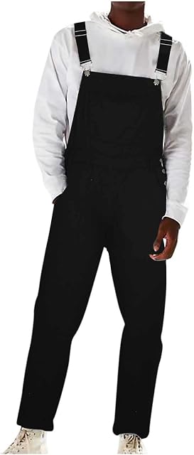 oglccg Mens Denim Bib and Brace Blue Dungarees Work Drill Fashion Dungaree Casual Overalls Jeans Trousers Plus Sizes