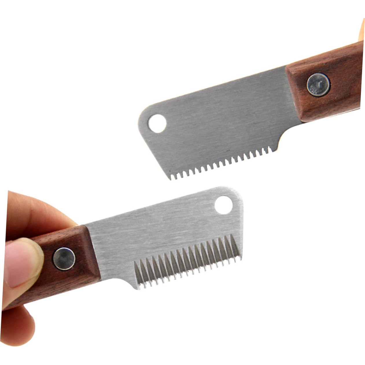 Hemoton Dog Grooming Comb Pet Undercoat Brush Dematting Brush for Dog Pet Hair Removal Dark