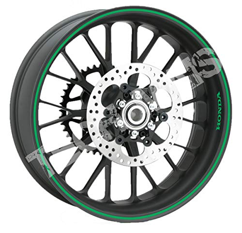kit friso fita 5mm refletiva roda moto (Laranja)