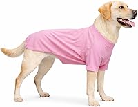 Vista 107 de Lovelonglong Ropa para mascotas, disfraces para perro, ropa de perro salchicha, camiseta en blanco para perros salchicha, Corgi 100% algodón, rosa