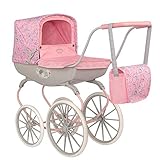 In addition, the pram includes a changing bag that folds out into a mat, supplied in the seamless star pattern design.