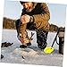 VANZACK Ice Fishing Gear Ice Scoop Ice Breaking Tool 10.8cm Diameter Ergonomic Design Reusable Outdoor Accessory