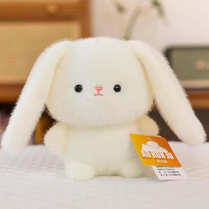 Image of SCOOBA Super Cute Mink Fabric Baby Rabbit Soft Toy 20cm Height (Tiny Rabbit)