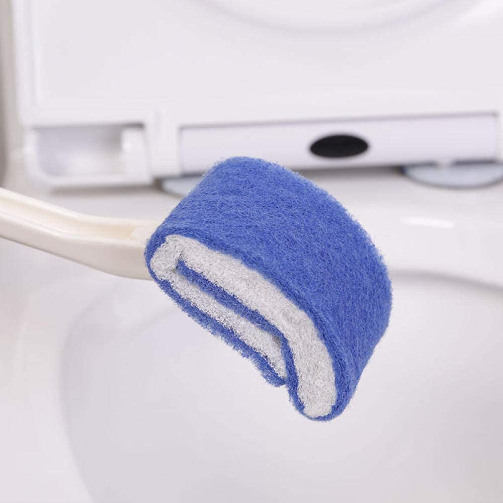 Juego de cepillos de Limpieza para Suelo, cepillos para Cuencos de baño, Cepillo Suave Flexible de Cabeza Plana montado en la Pared, con baño (Cepillo Tet)