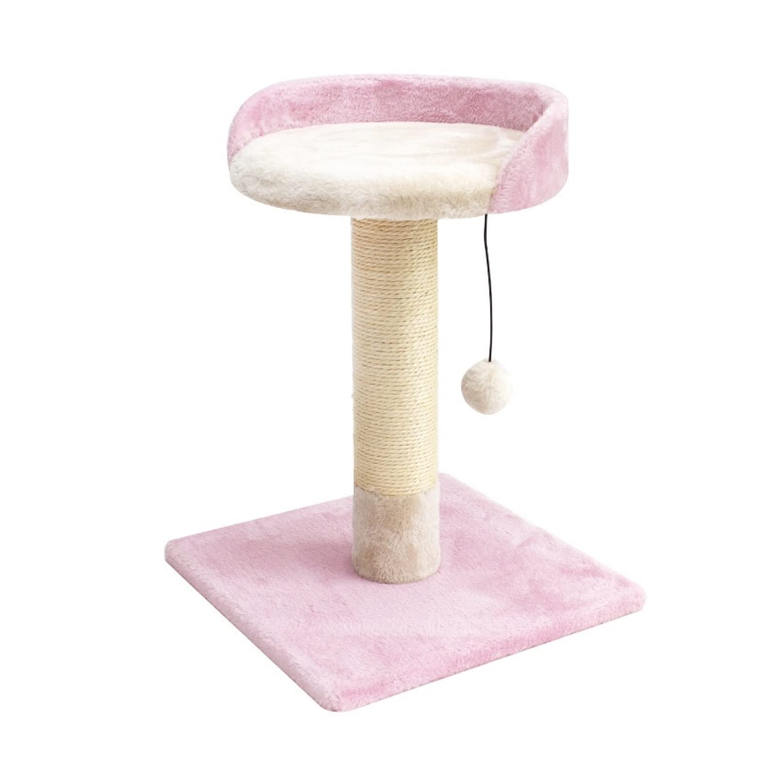 Litière pour chat intégrée dans un arbre de jeu compact