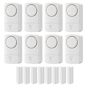 Door Window Alarm, Window Sensor Alarm for Home Safety, 120 DB Pool Door Alarm for Kids Safety
