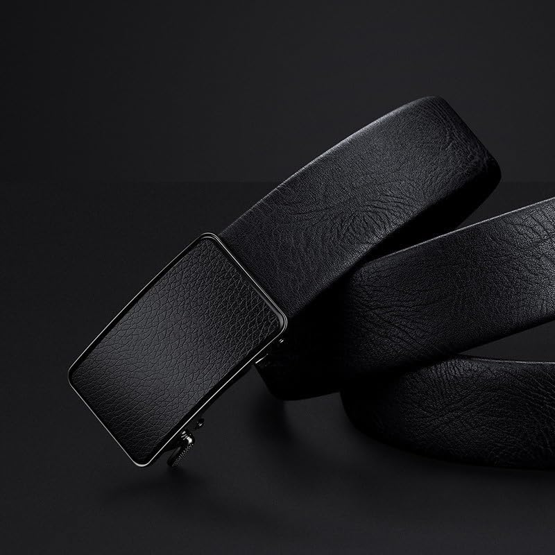 Men's Leather Belt Genuine Business Top Layer Cowhide Pants image 3