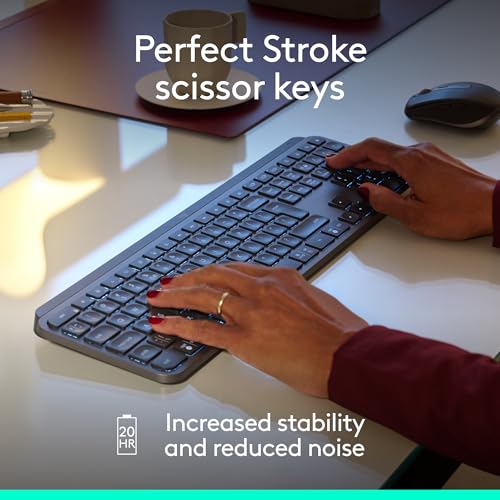 Image of Logitech MX Master 4 + MX Keys Wireless - Graphite