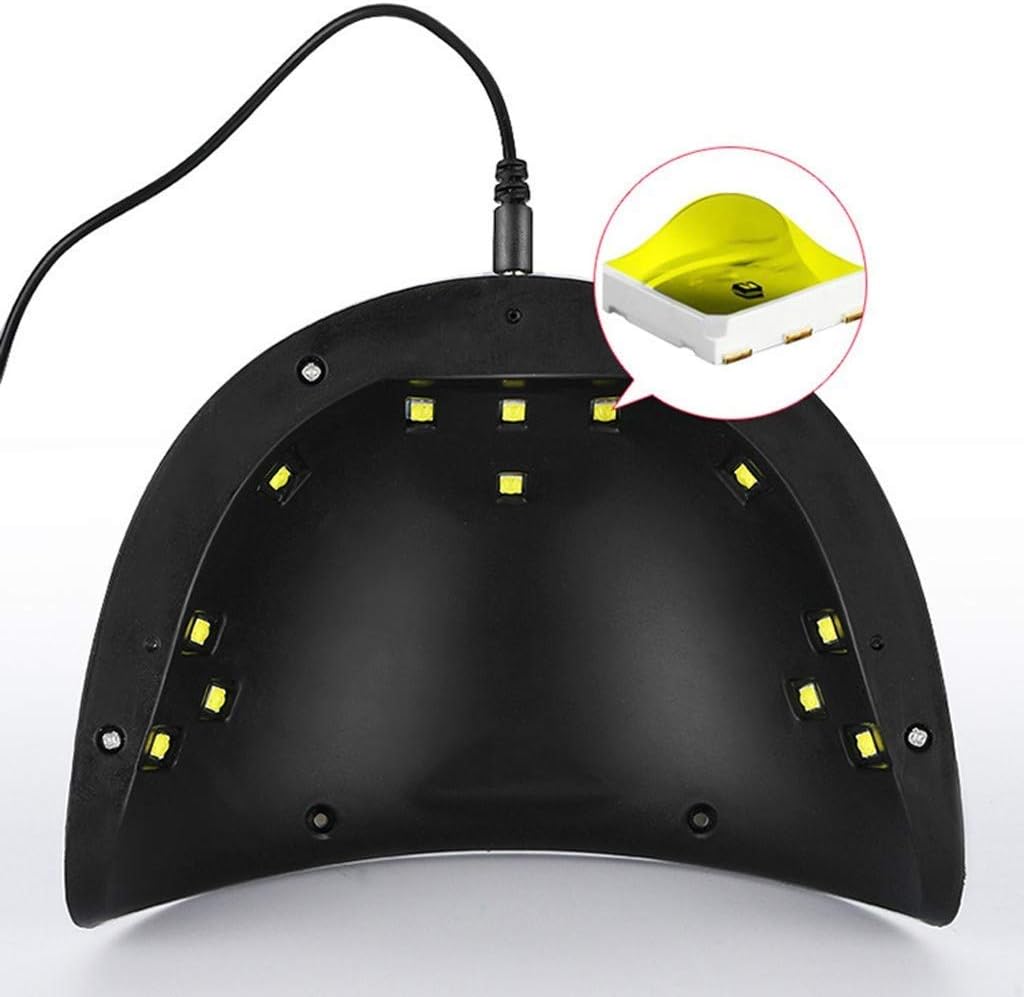 Nail lamp-Gel LED Lamp, Dryer Gel Polish UV Light with 3 Timers Professional Art Tools Accessories White