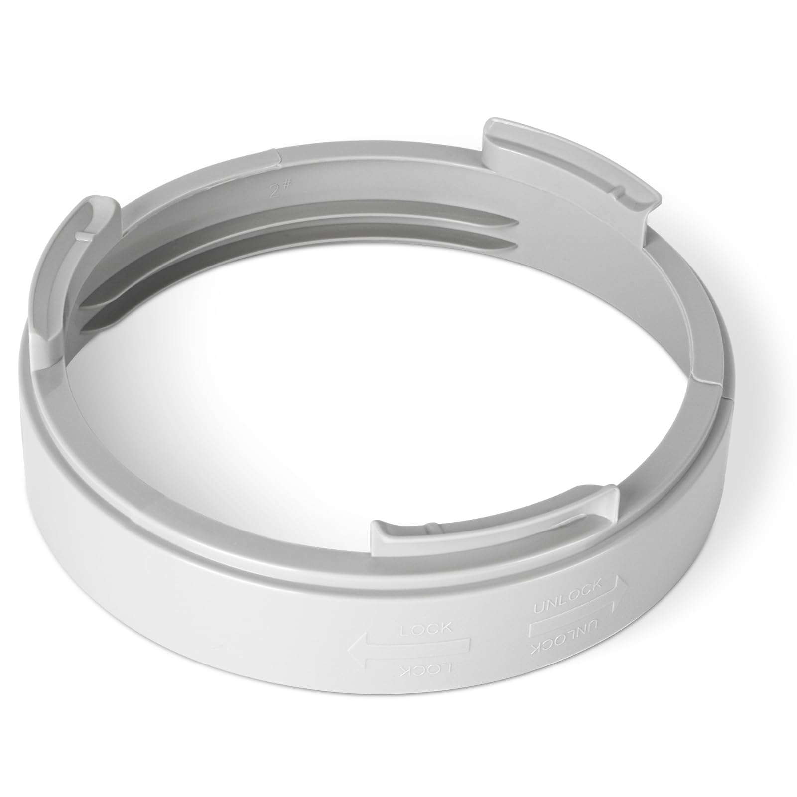 Portable Air Conditioner Exhaust Hose Connector 5.9 Inch Round Tube Adapter Exhaust Hose Coupler for Air Conditioning Exhaust Port