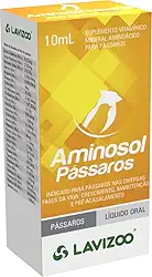 Aminosol Pássaros 10 ml | Suplemento Vitamínico para Aves