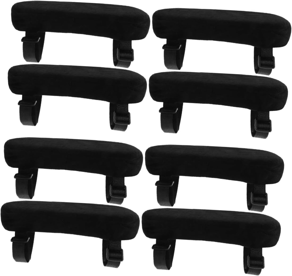 VILLCASE 8pcs Armrest Cushions for Office Chairs Ergonomic Elbow Pads Soft Cover Breathable Memory Foam Armrest Pads for Comfortable Seating Office