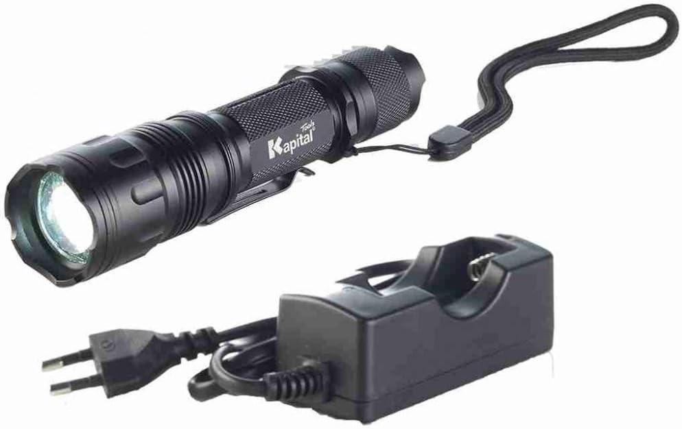 Kapital KL840CR – Pocket Torch with Battery Recharge