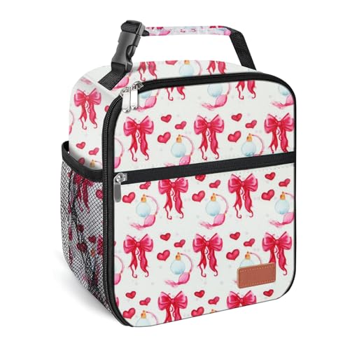 HABOPET Lunch Box for Men & Women Durable Lunch Bag for Adults Reusable Small Lunchbox Bowknot