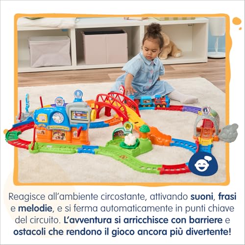 Aventures en train électrique VTech pour animer la chambre de bébé