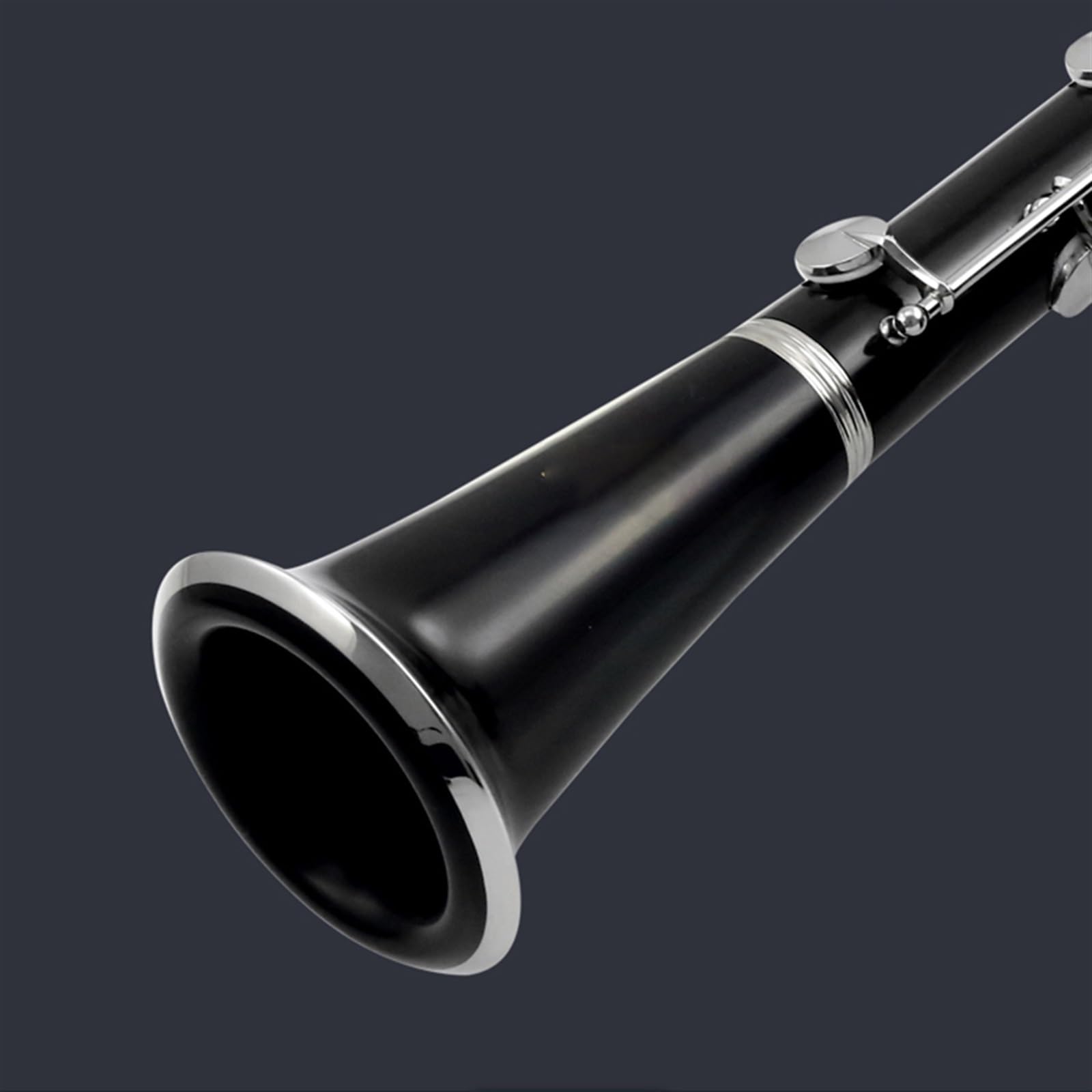 Clarinet Per Principianti Clarinetto In Legno Sintetico Strumento A Fiato In Si Bemolle 17 Tasti Rame Bianco Gradazione Tasti Esecuzione Orchestrale