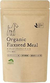 Amazon | メイドオブオーガニクス フォードッグ オーガニック フラックスシード ミール 100g | メイドオブオーガニクス フォードッグ | ビタミン・サプリメント 通販